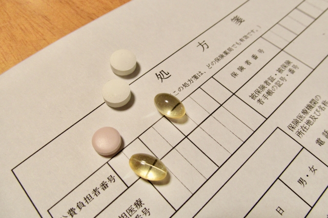処方箋の受付と調剤
