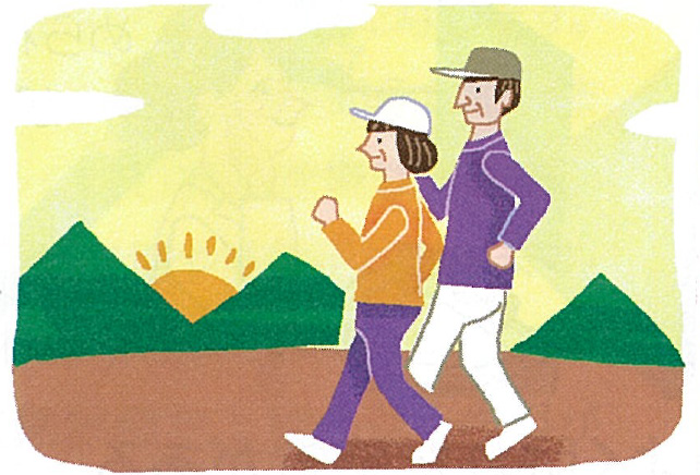 涼しい時間帯に運動